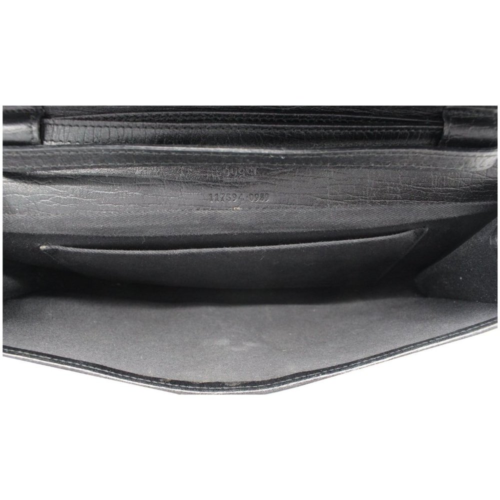 GUCCI  Bamboo GG Monogram Canvas Clutch - Picture 10 of 11